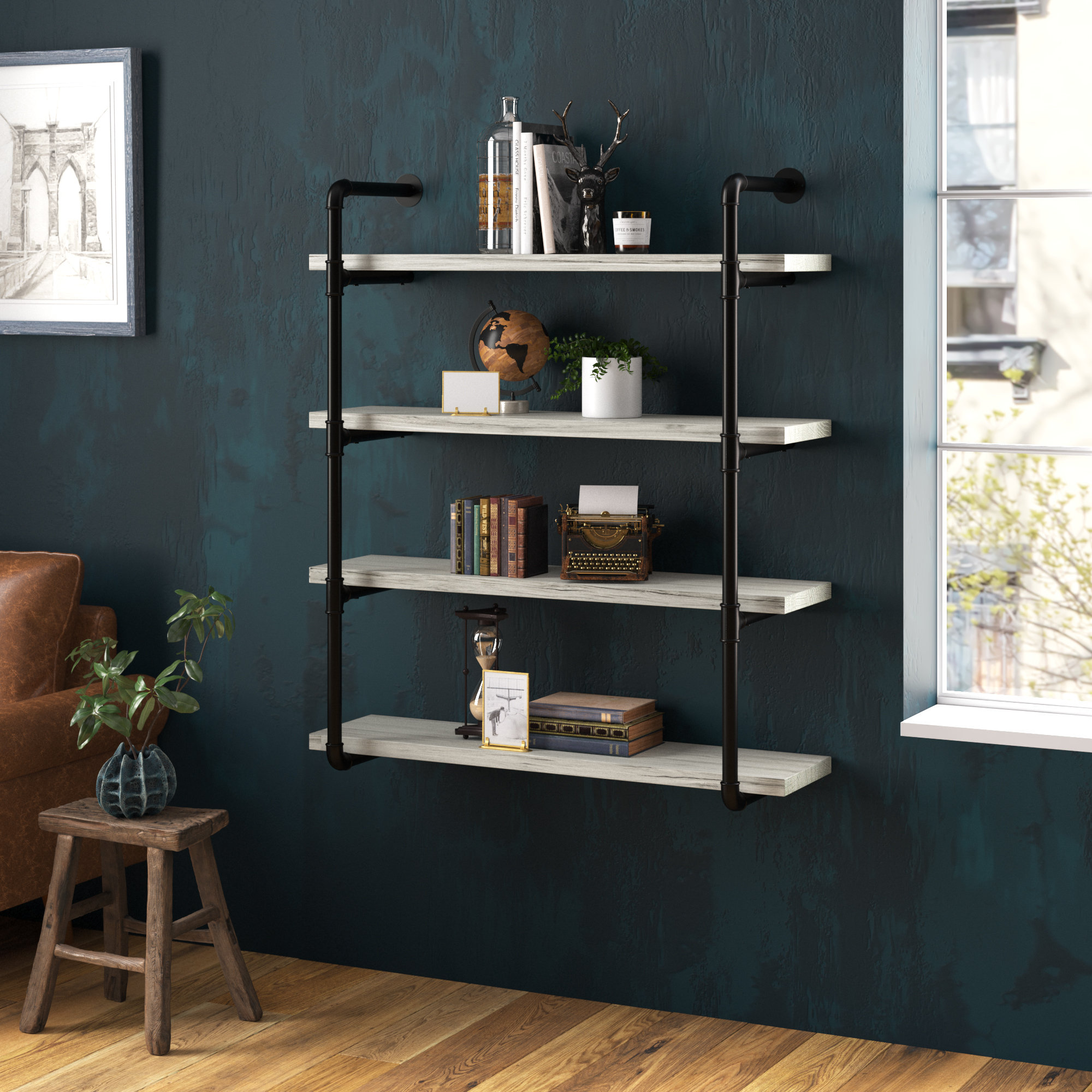 置物 Olivia Crosley Furniture Stanton 2-Piece Storage Bookcase Set | Ashley